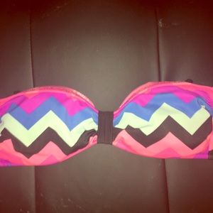 Victoria Secret Pink Bandeau swim top